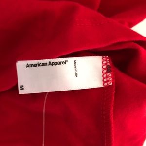 American Apparel Tops - American Apparel Red Off The Shoulder Crop American Apparel Tops - American Apparel Red Off The Shoulder Crop